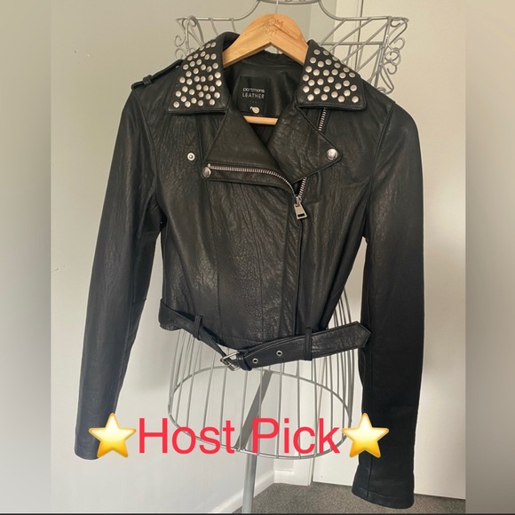 Portmans Jackets & Coats Portmans Black Leather Biker Jacket Poshmark